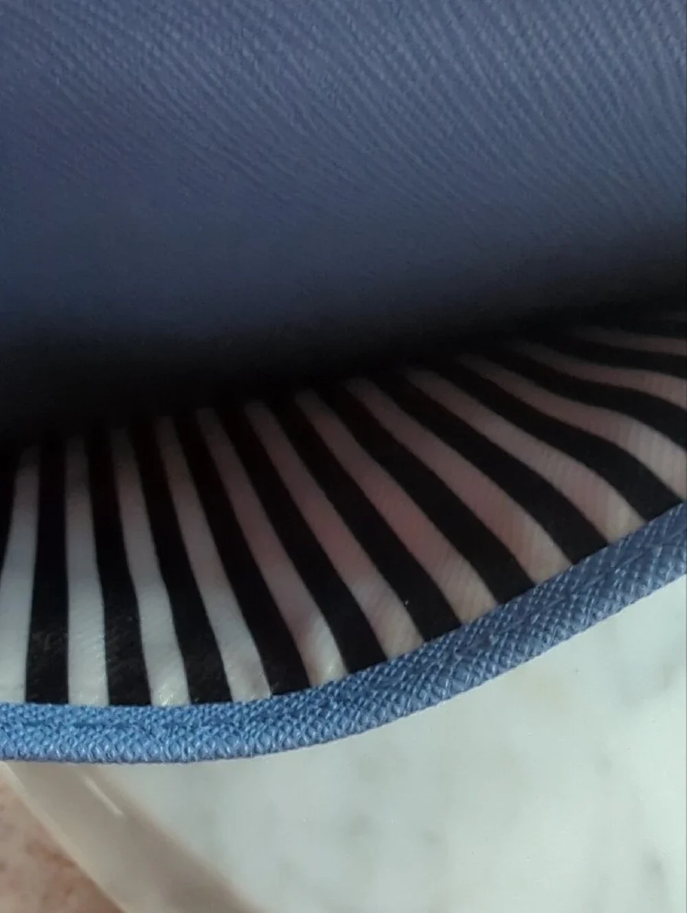 kate spade Blue Saffiano Leather Continental Wallet